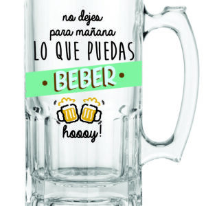 JARRA CERVEZA CRISTAL